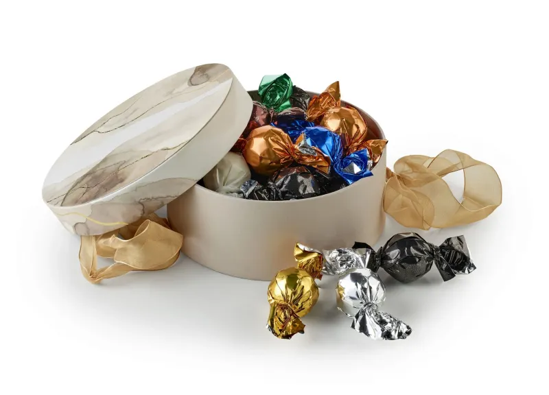 Brun Marmor - Mixede Chokoladekugler 300 g. 