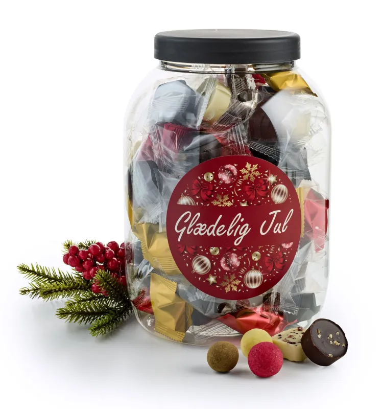 Indpakket Dansk Luksusblanding, 800 g. 