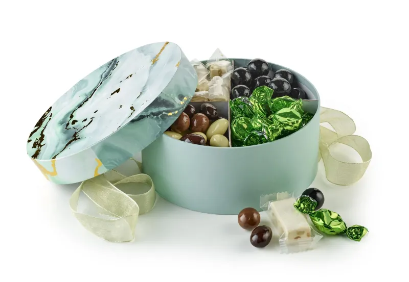 Lysegr&oslash;n Marmor, Stor - Familie&aelig;ske 850 g. 