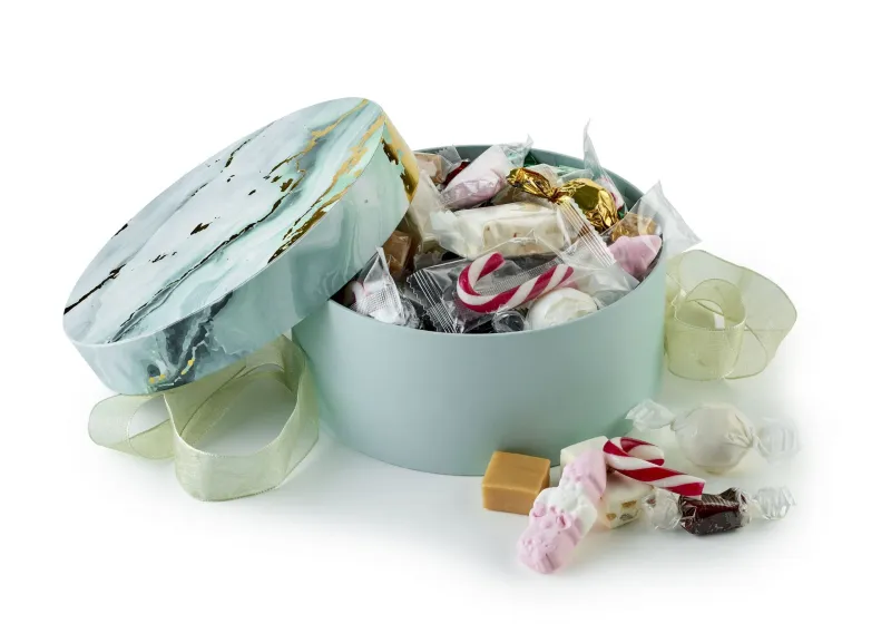 Lysegr&oslash;n Marmor, Stor - Julemix 600 g.