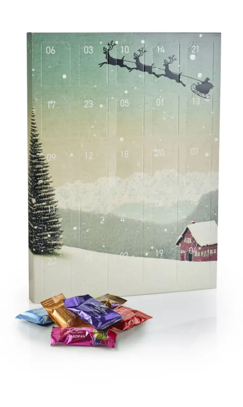 Santa Julekalender - Anthon Berg 250 g. 