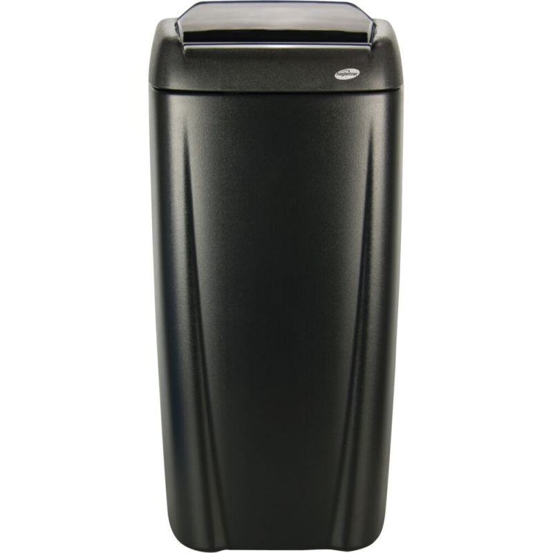 Affaldsspand Hagleitner, sort, plast, 45 l, vacuum, forberedt til v&aelig;gmontering inkl. materiale