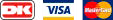 Dankort, Visa og Mastercard